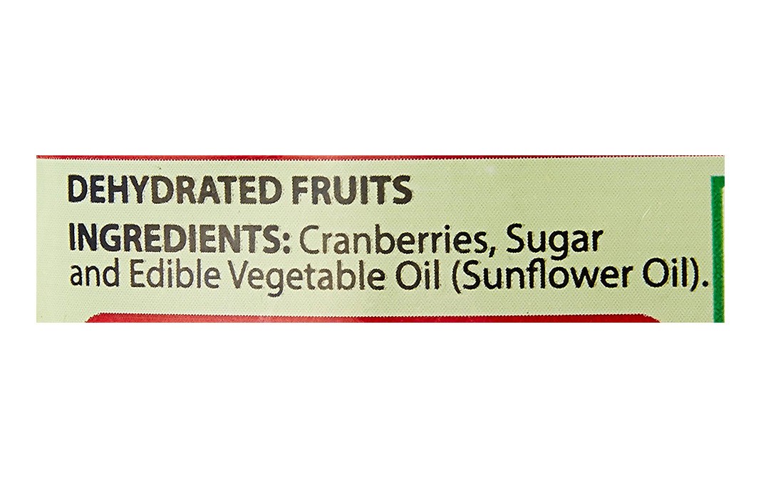 Del Monte Dried Cranberries    Pack  130 grams